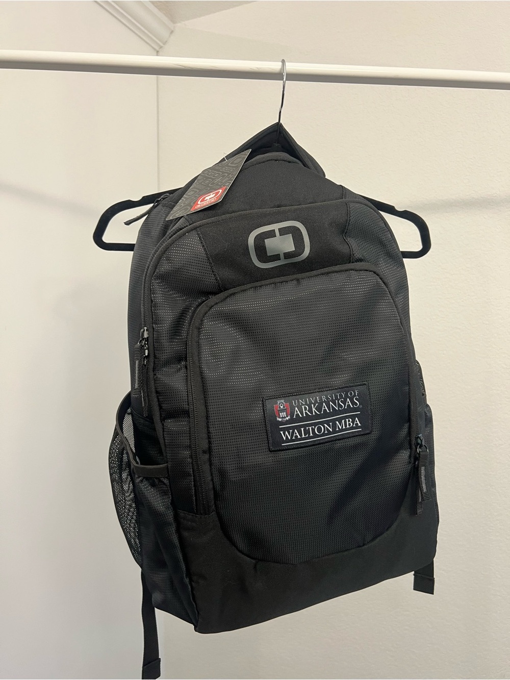 OGIO Black Laptop Backpack with Patch that could easily be covered